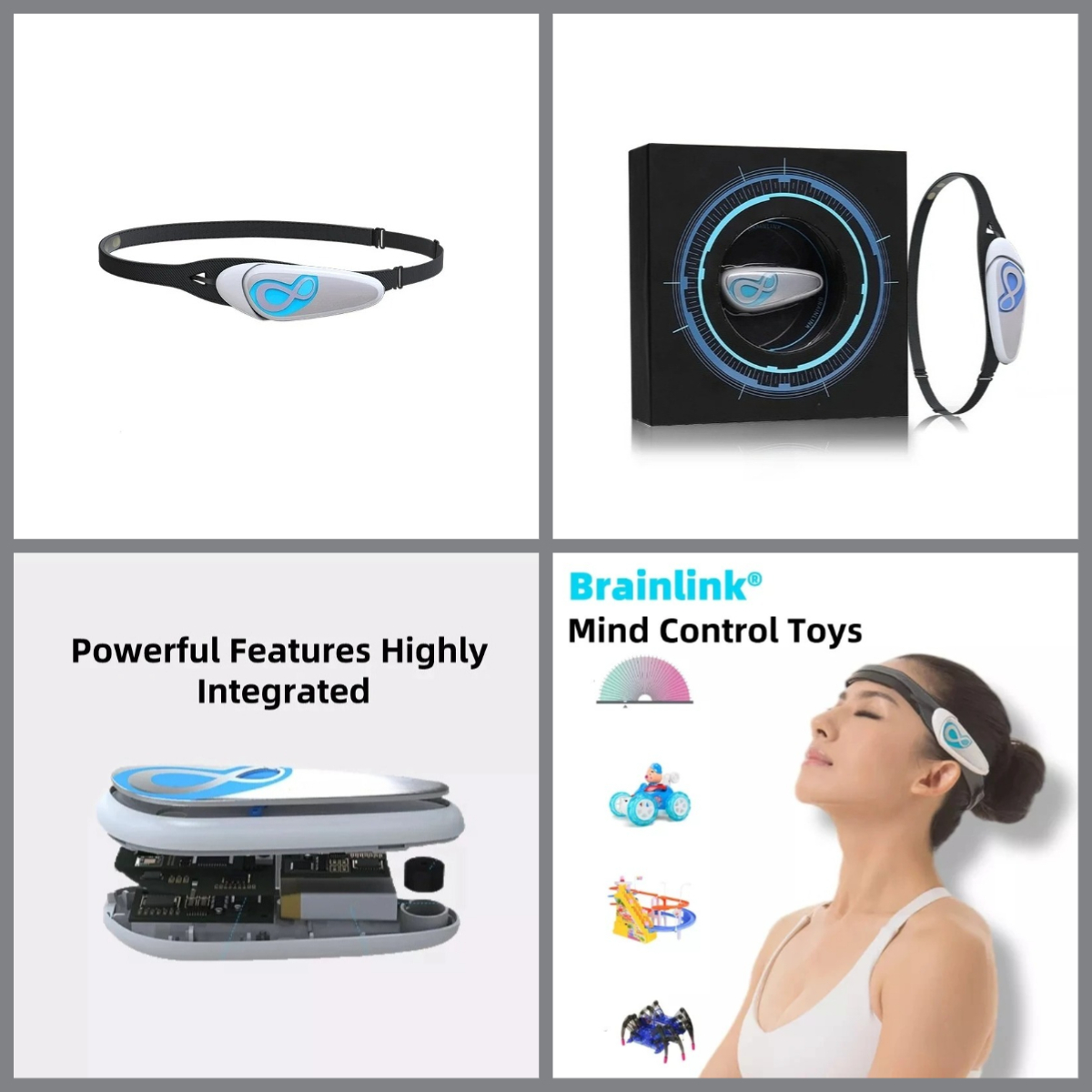 Meditation Headband Eeg - Kuru Elektrotlu EEG Beyin Dalgası Bandı