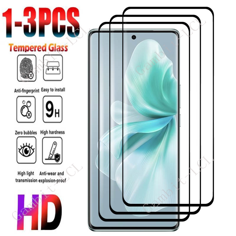 Vivo V40 - 1-3 ADET 3D Kavisli Tam Temperli