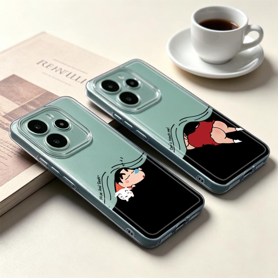 Xiaomi Redmi Note 14 - Karikatür Shin-ChanS Yumuşak Telefon Kılıfı Xiaomi
