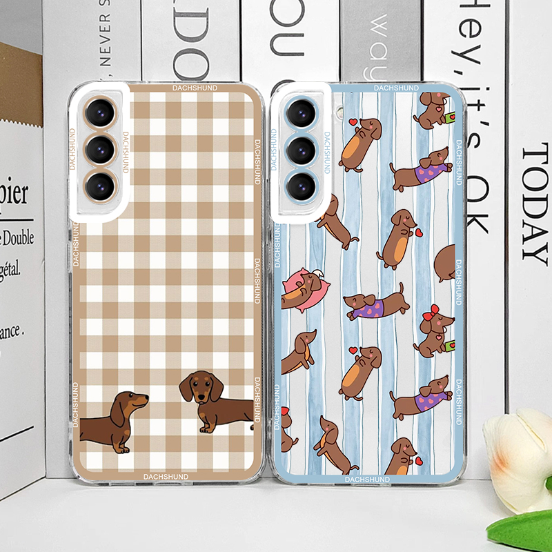 Samsung Galaxy S25 - Sevimli Sosis Köpek Telefon Kılıfı Samsung