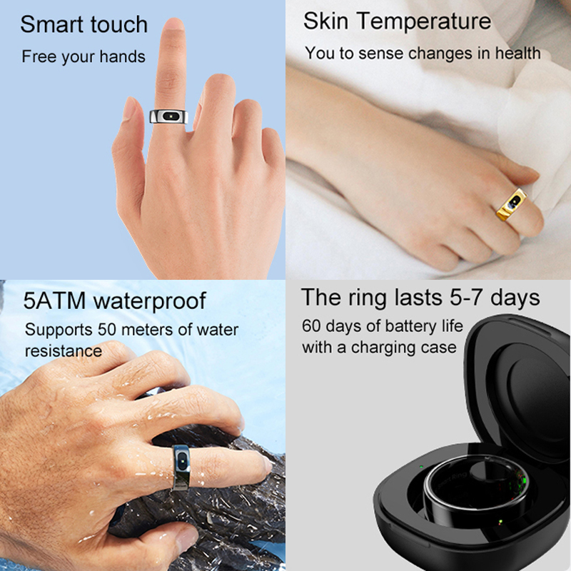 Akıllı Yüzük Erkekler Kadınlar - Temperature Ring Skin incelemesi ve fiyatı