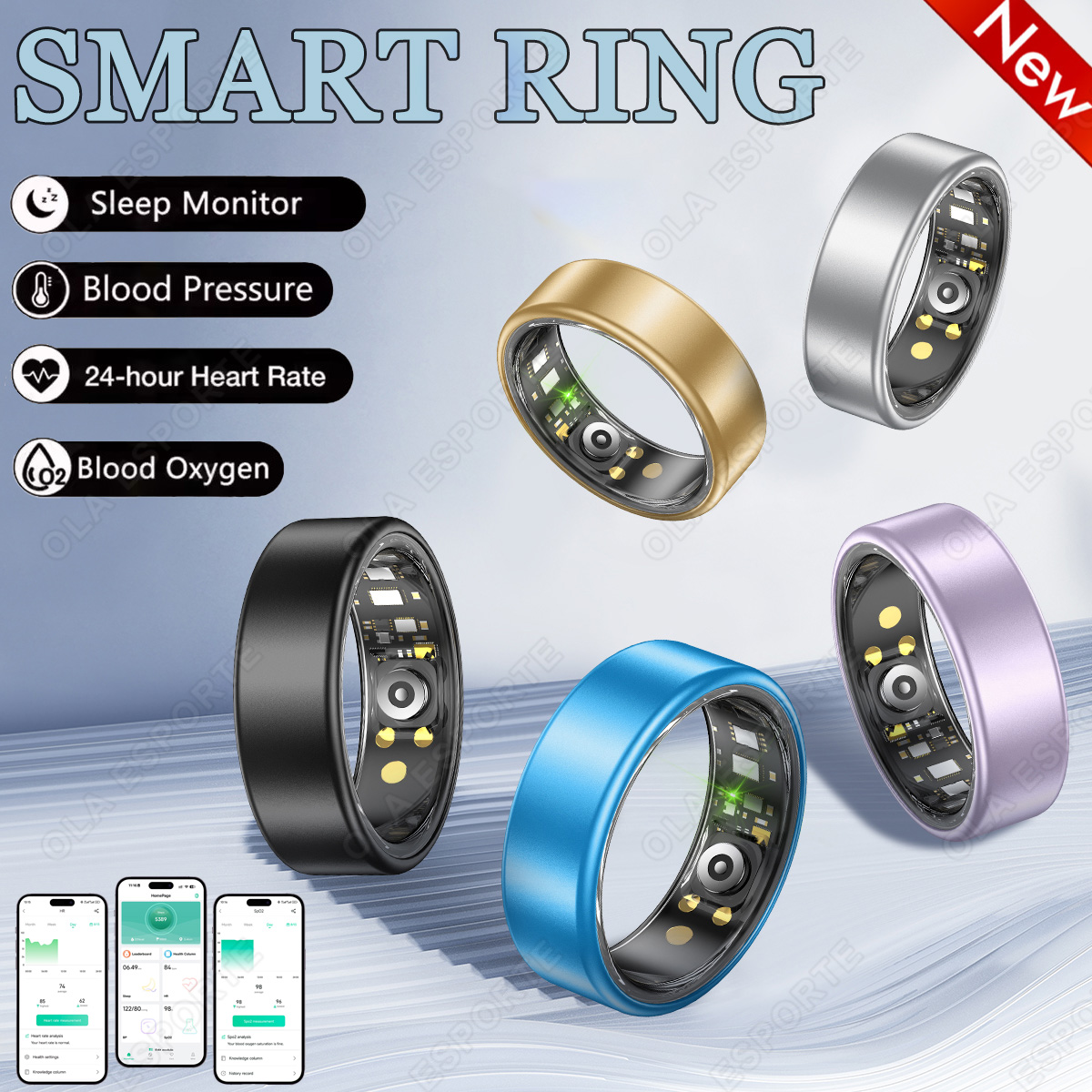 Yeni R09 Akıllı Yüzük Erkek Ka - Temperature Ring Skin incelemesi ve fiyatı