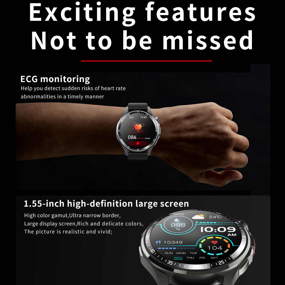 Erkekler Akıllı Saat Tüm Gün D - Fall Detection Watch incelemesi ve fiyatı