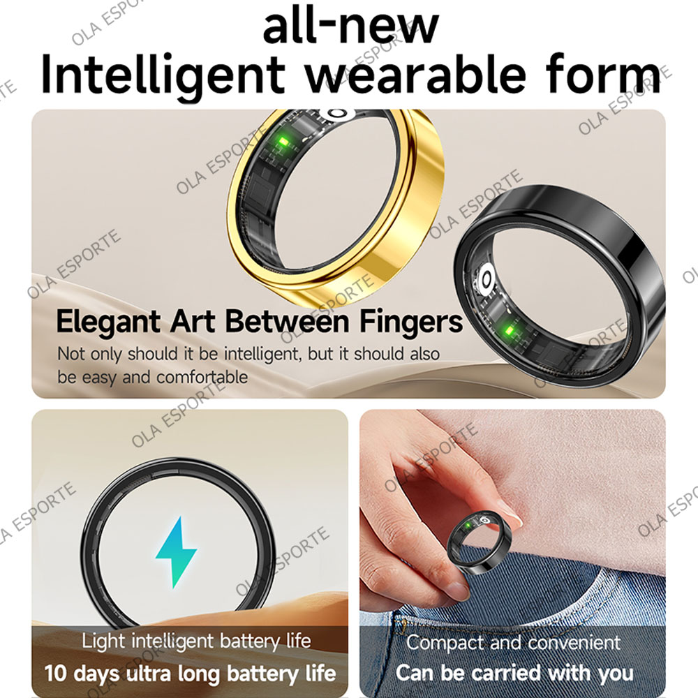 Yeni R09 Akıllı Yüzük Erkek Ka - Temperature Ring Skin incelemesi ve fiyatı